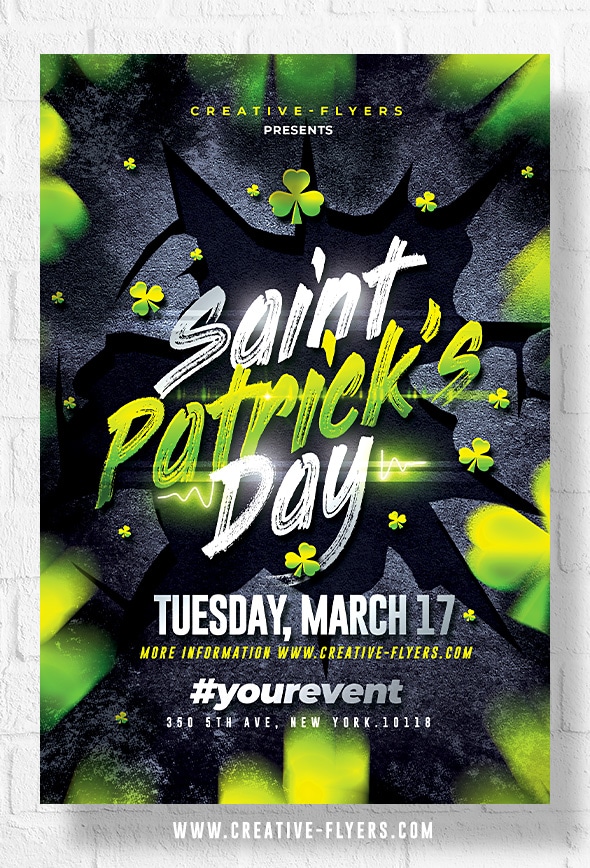 Saint Patricks Flyer Template