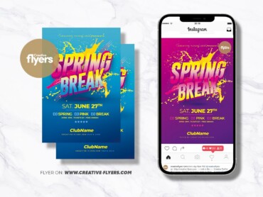 Spring Break Flyer 1 Spring Break Flyer template
