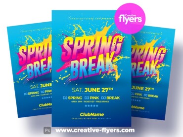 Spring Break Flyer template (2) Spring Break Flyer template