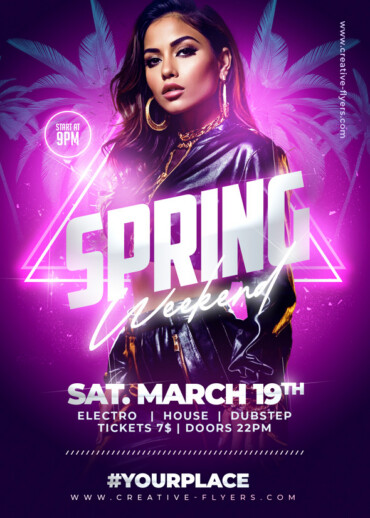Spring break flyer