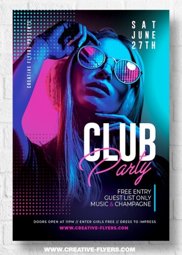 Free Night Club Flyer