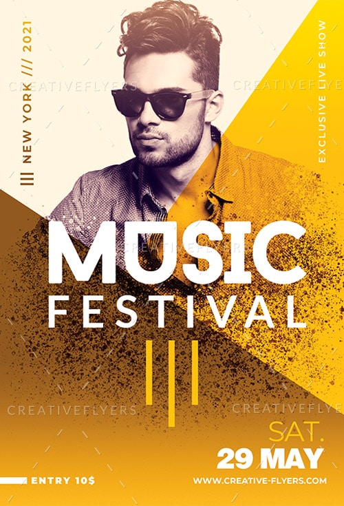 Music Festival Poster Template