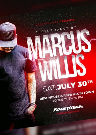 hip hop flyer template