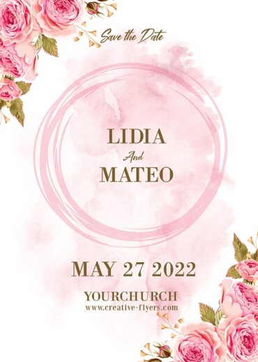 Beautiful Wedding Invitation Card