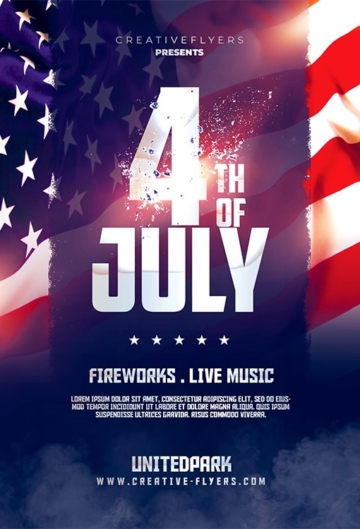 Independence Day Flyer Psd