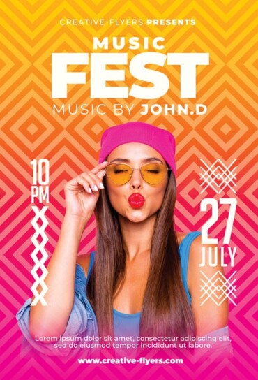 Summer Music Festival Flyer
