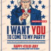 Vintage July 4th Flyer