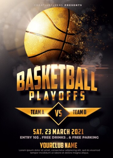 BasketBall Playoffs Flyer
