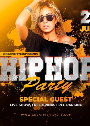Hip Hop Party Flyer