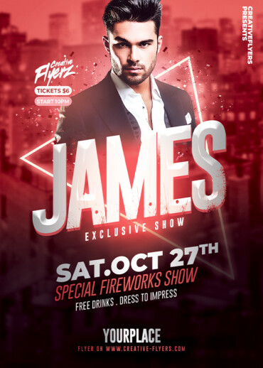 Urban Dj flyer Template