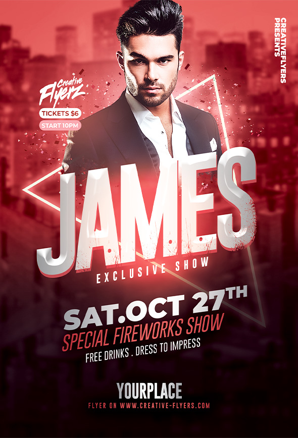 Urban Dj flyer Template