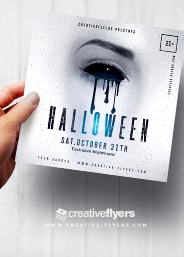 Halloween Mansion Party Flyer