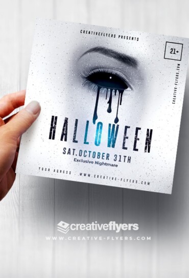 Halloween Mansion Party Flyer