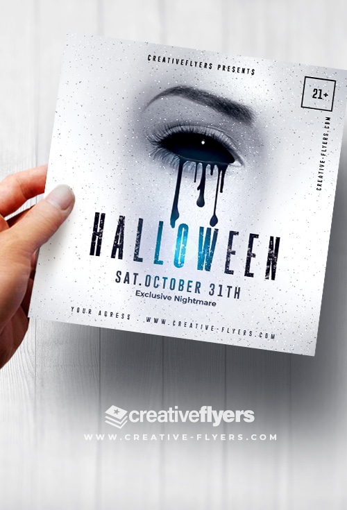 Halloween Mansion Party Flyer