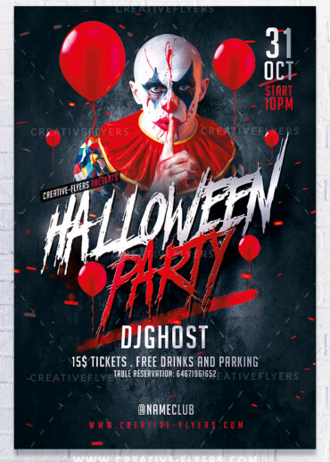Halloween Psd Flyer