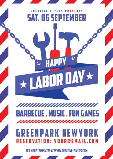 Happy Labor Day Flyer