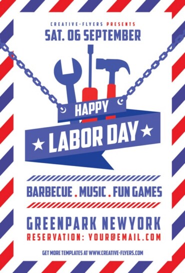 Happy Labor Day Flyer