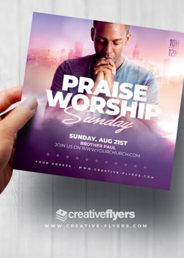Church flyer template