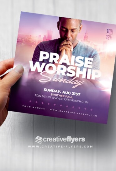 Church flyer template