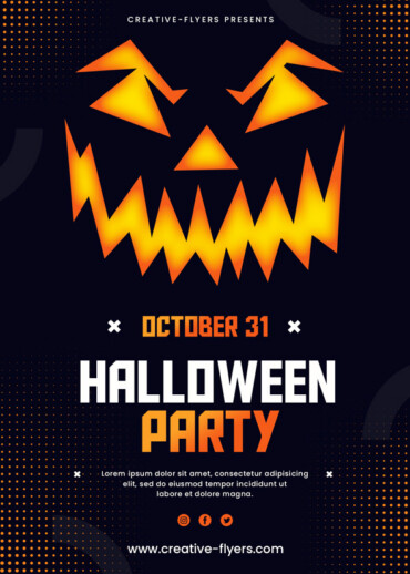 free flyer for Halloween