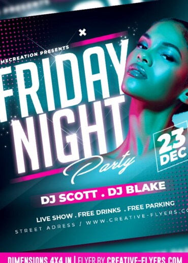 Night club Flyer PSD