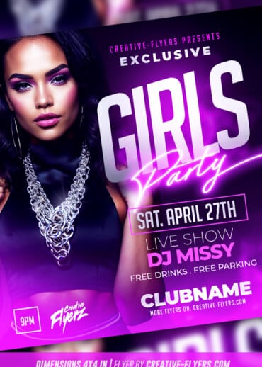 Girls Night Flyer