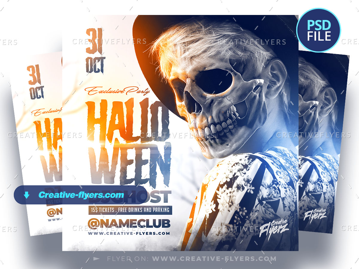 Halloween Party Flyer Halloween Costume Party