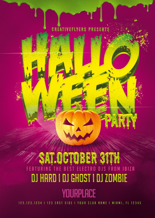 Halloween Party flyer