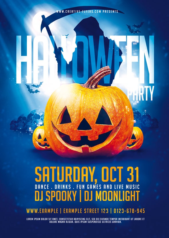 Halloween party event