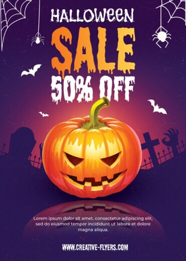 Halloween sale Flyer