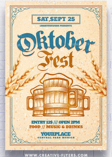 Oktoberfest Flyer Template