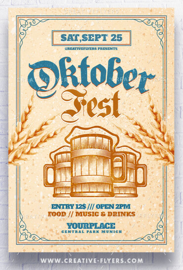 Oktoberfest Flyer Template