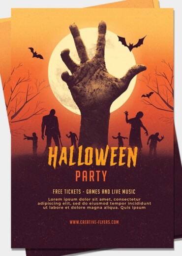 Halloween party poster
