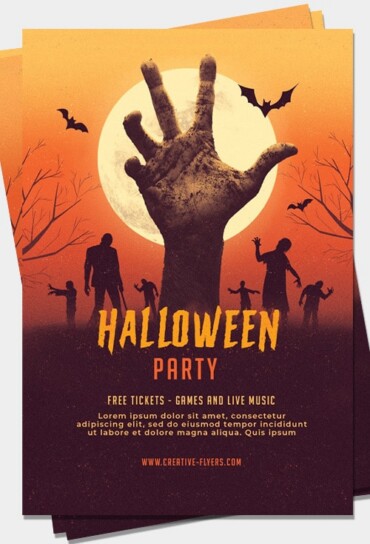 Halloween party poster
