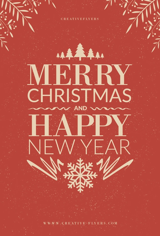 Christmas cards template