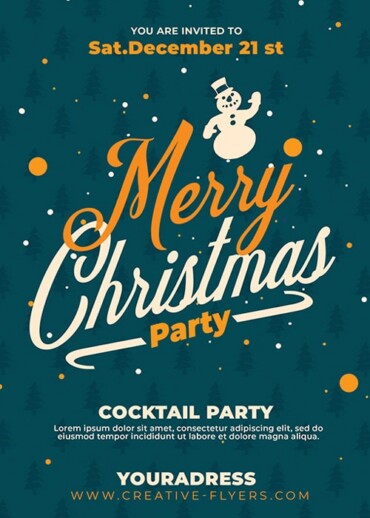 Christmas party invitation