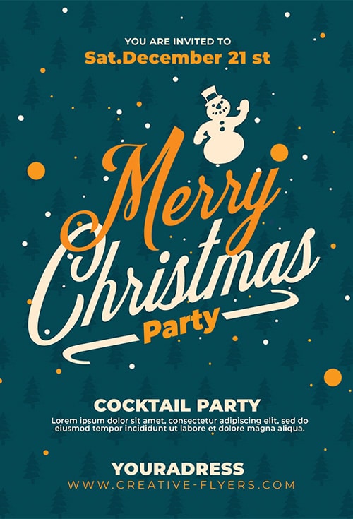 Christmas party invitation
