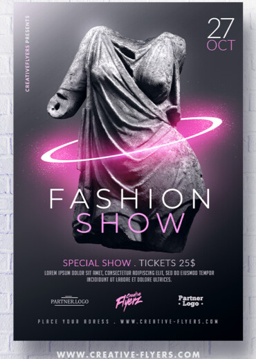 Fashion show poster