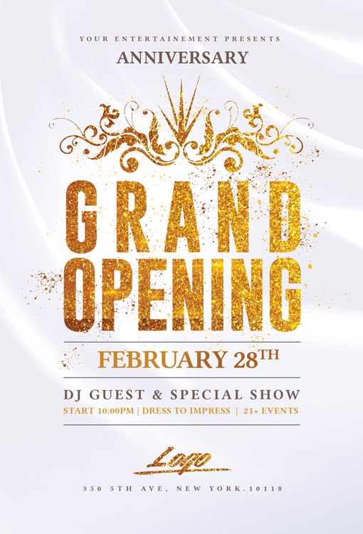 Grand Opening Flyer Template