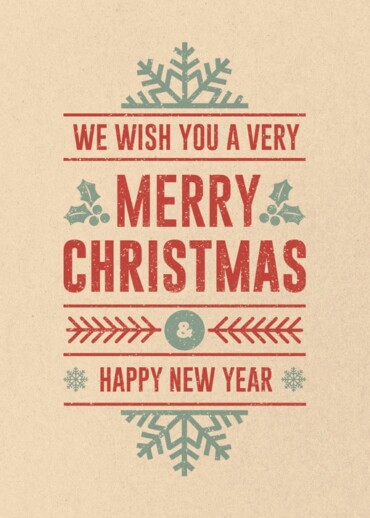 Greeting card for Christmas