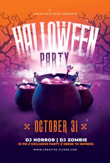 Halloween Flyer Psd Template