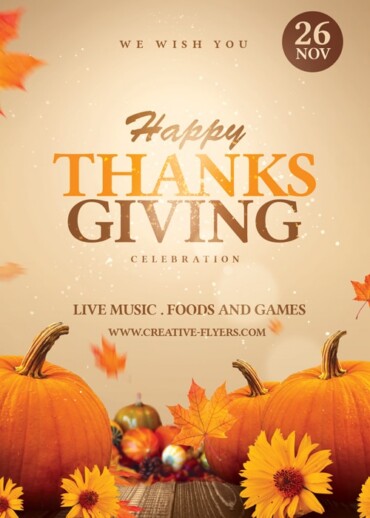 Happy Thanksgiving Poster