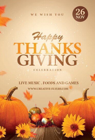 Happy Thanksgiving Poster