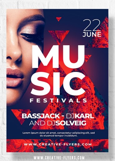 Music Festival Flyer Template