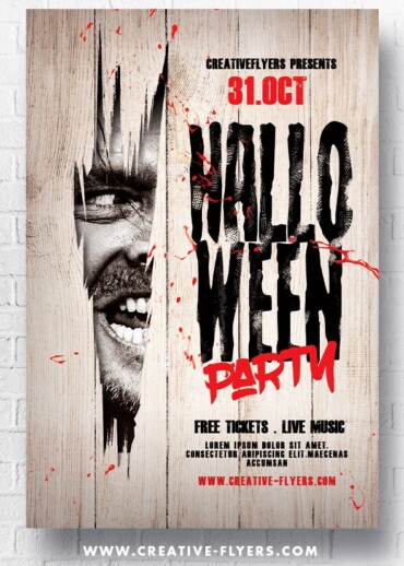 Retro Halloween Flyer