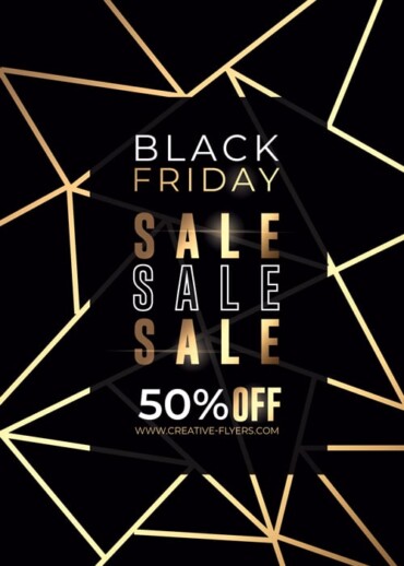 black friday sales flyer