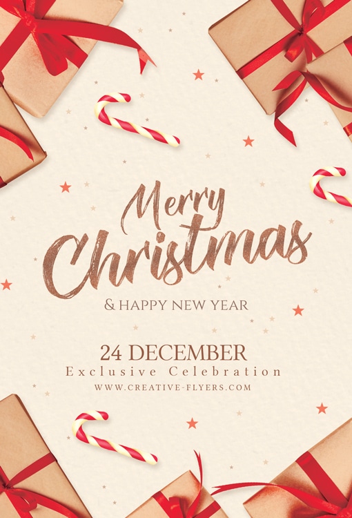 Christmas invitation template