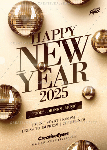 Elegant New Year Flyer