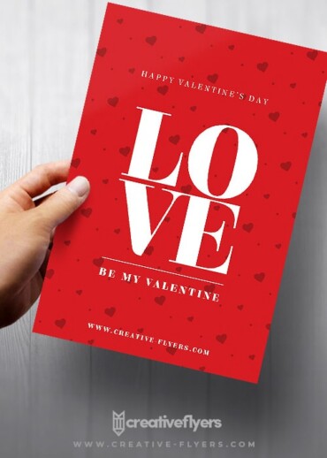 Red Valentine Card