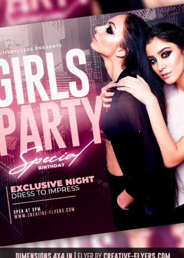 Girls Night Party Fyer